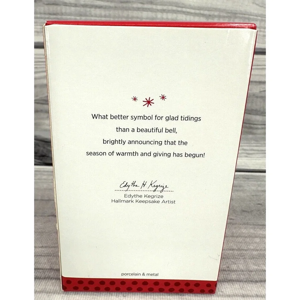 Hallmark Keepsake‎ Ornament 2013 GLAD TIDINGS BELL MEMBER EXCLUSIVE
